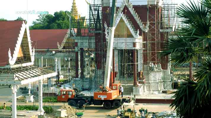 photo Cremation King Norodom Sihanouk