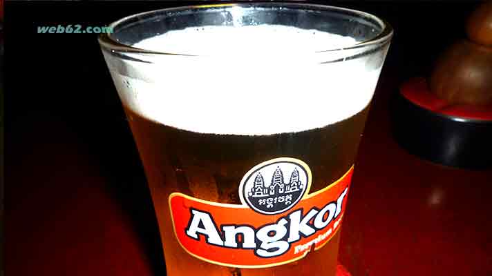 Draft beer in Phnom Penh