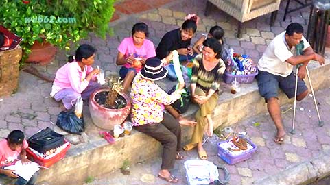 Street kitchens in Phnom Penh