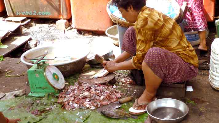 Kandal fish market Phnom Penh