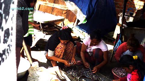 Fish market in Phnom Penh