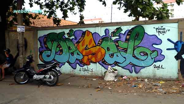 Graffiti in Phnom Penh