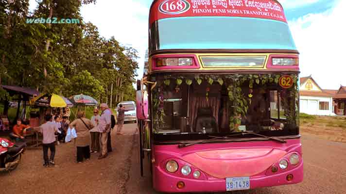 Laos border Bus