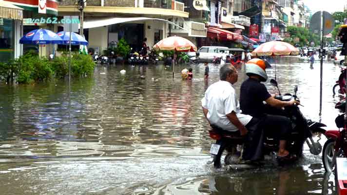 Phnom Penh flooded