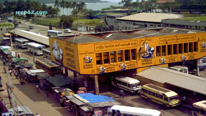 photo Galle Bus in Sri Lanka