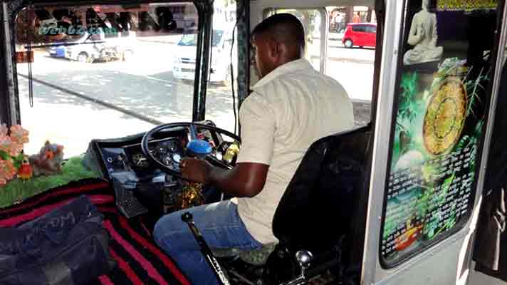 Sri Lanka Bus driver