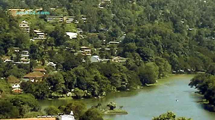 lake in Kandy, Sri Lanka