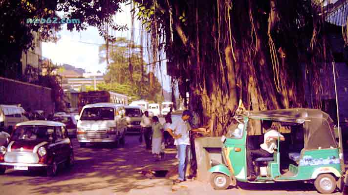 Peredenya Road in Kandy, Sri Lanka