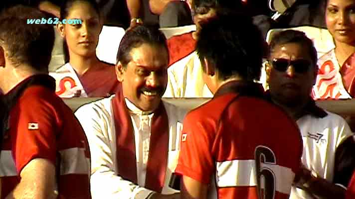 Mahinda Rajapakse in Kandy