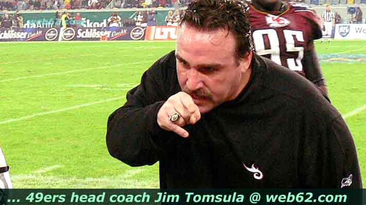 photo from Jim Tomsula head coach 49ers
