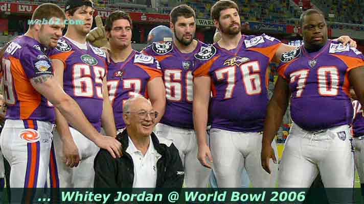 photo from World Bowl 2006 Whitey Jordan