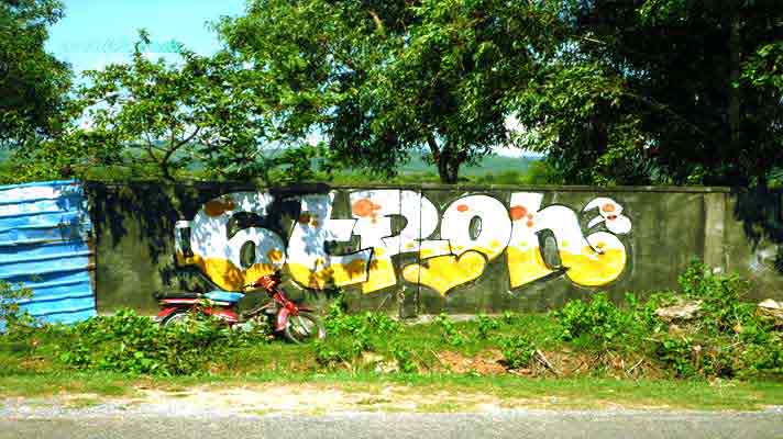 Graffiti in Kambodscha