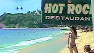 Photo from the Hot Rock restaurant in Unawatuna, Sri Lanka Hot Rock restaurant in Unawatuna, Sri Lanka