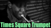 Trumpet player in New York